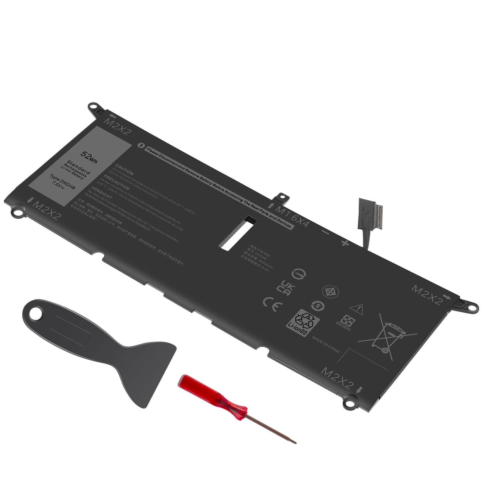 Tree.Nb Dxgh8 Battery For Dell Xps 13 9370 9380 2019 Inspiron 13 7390 7391 2 In 1 5390 5391 Latitude 3301 E3301 Vostro 5390 5391