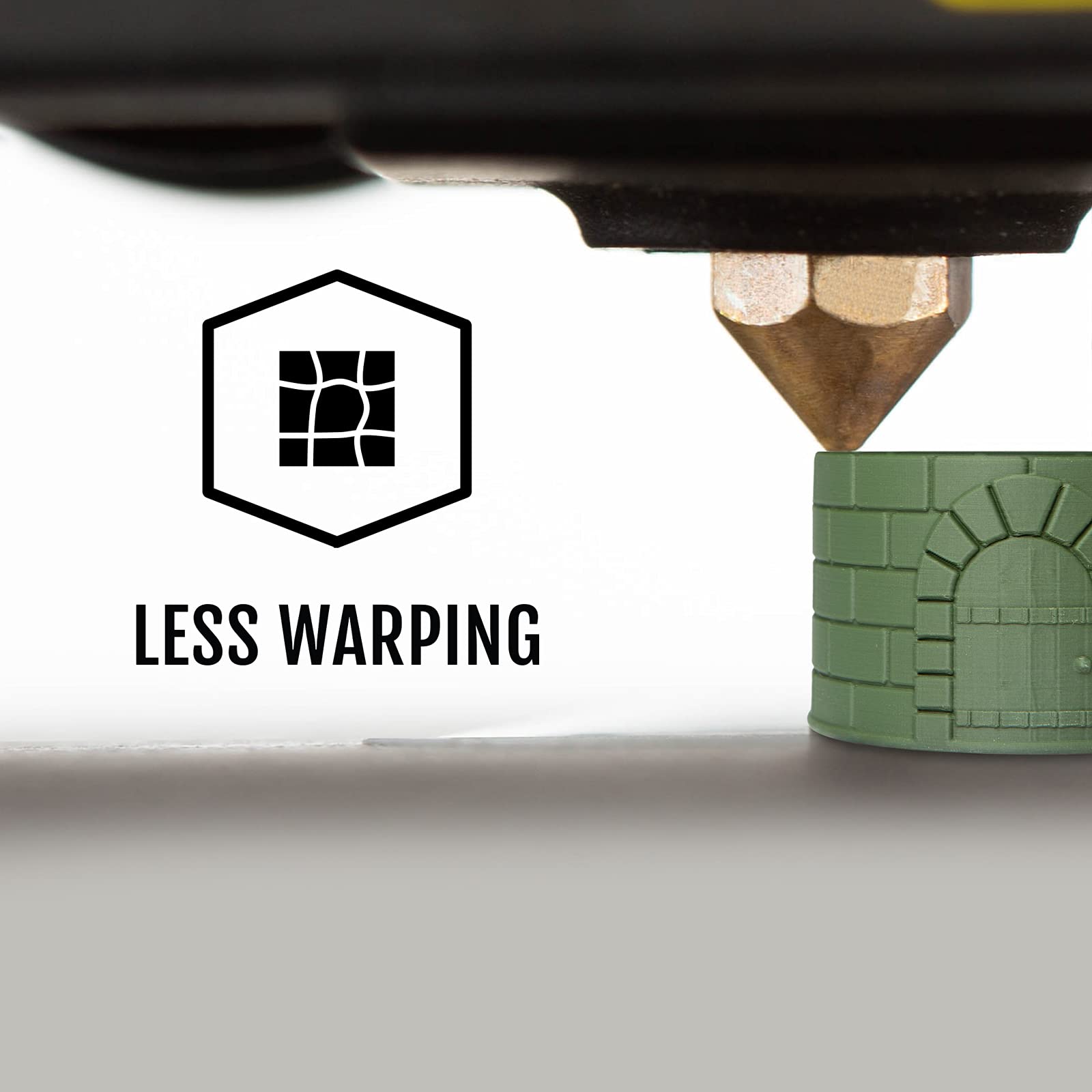 Hatchbox Matte Pla 3D Printer Filament, Dimensional Accuracy +/- 0.03 Mm, 1 Kg Spool, 1.75 Mm, Olive Green