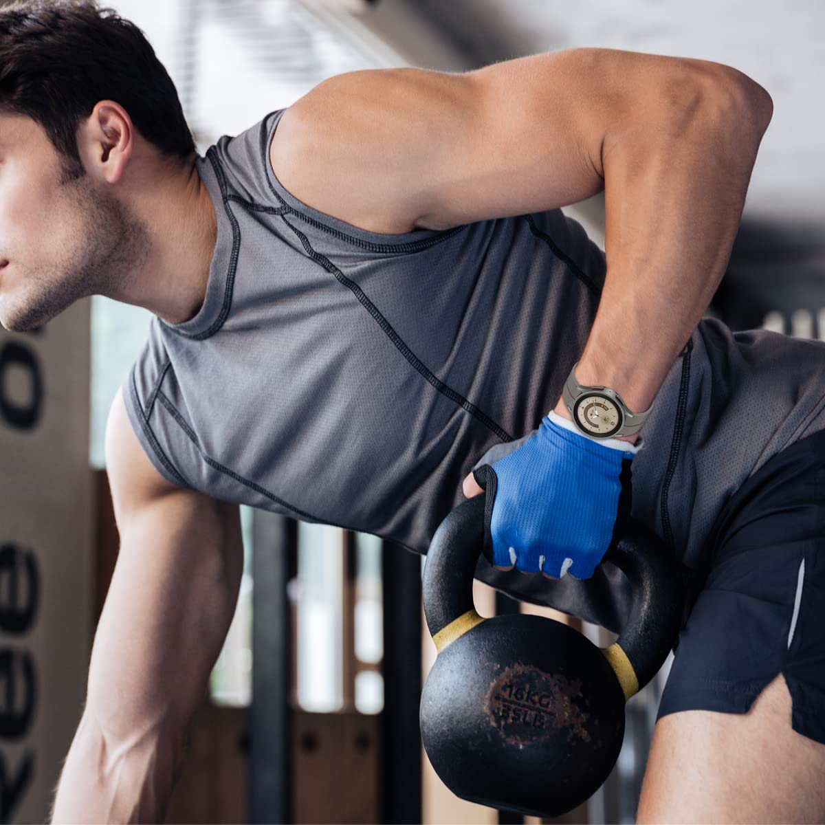 Galaxy Watch 5 Pro Bands 45Mm/Galaxy Watch 5 Bands 44Mm 40Mm, No Gap Silicone Sport Bands Compatible With Samsung Galaxy Watch 5