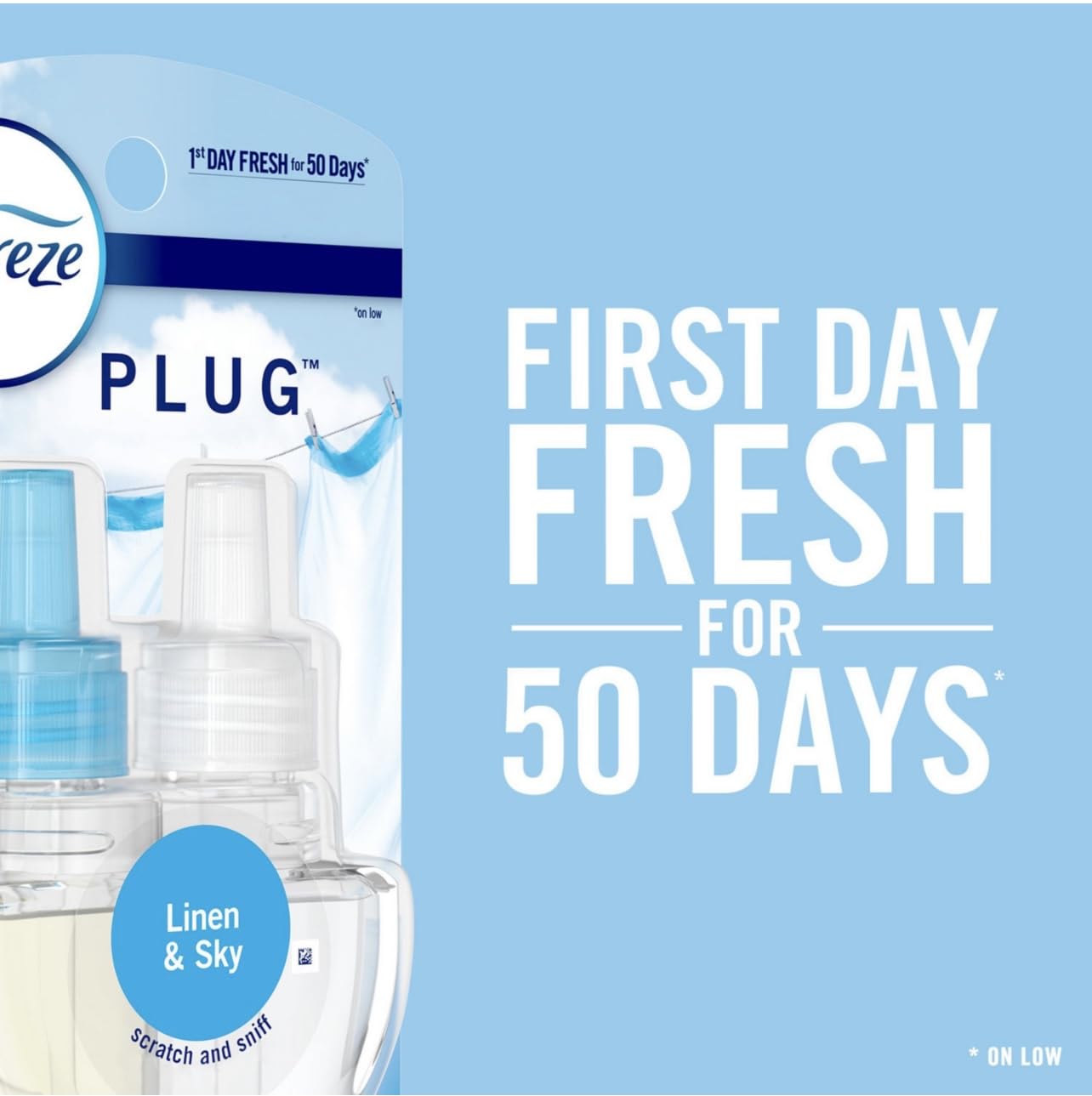 Febreze Plug In Air Fresheners, Mediterranean Lavender, + April Downy, Odor Eliminator For Strong Odors 5 Oil Refills