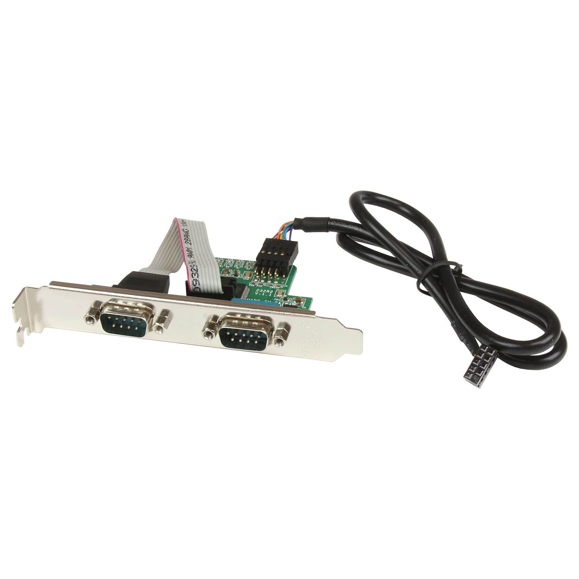 Startech.Com Motherboard Serial Port   Internal   2 Port   Bus Powered   Ftdi Usb To Serial Adapter   Usb To Rs232 Adapter (Icus