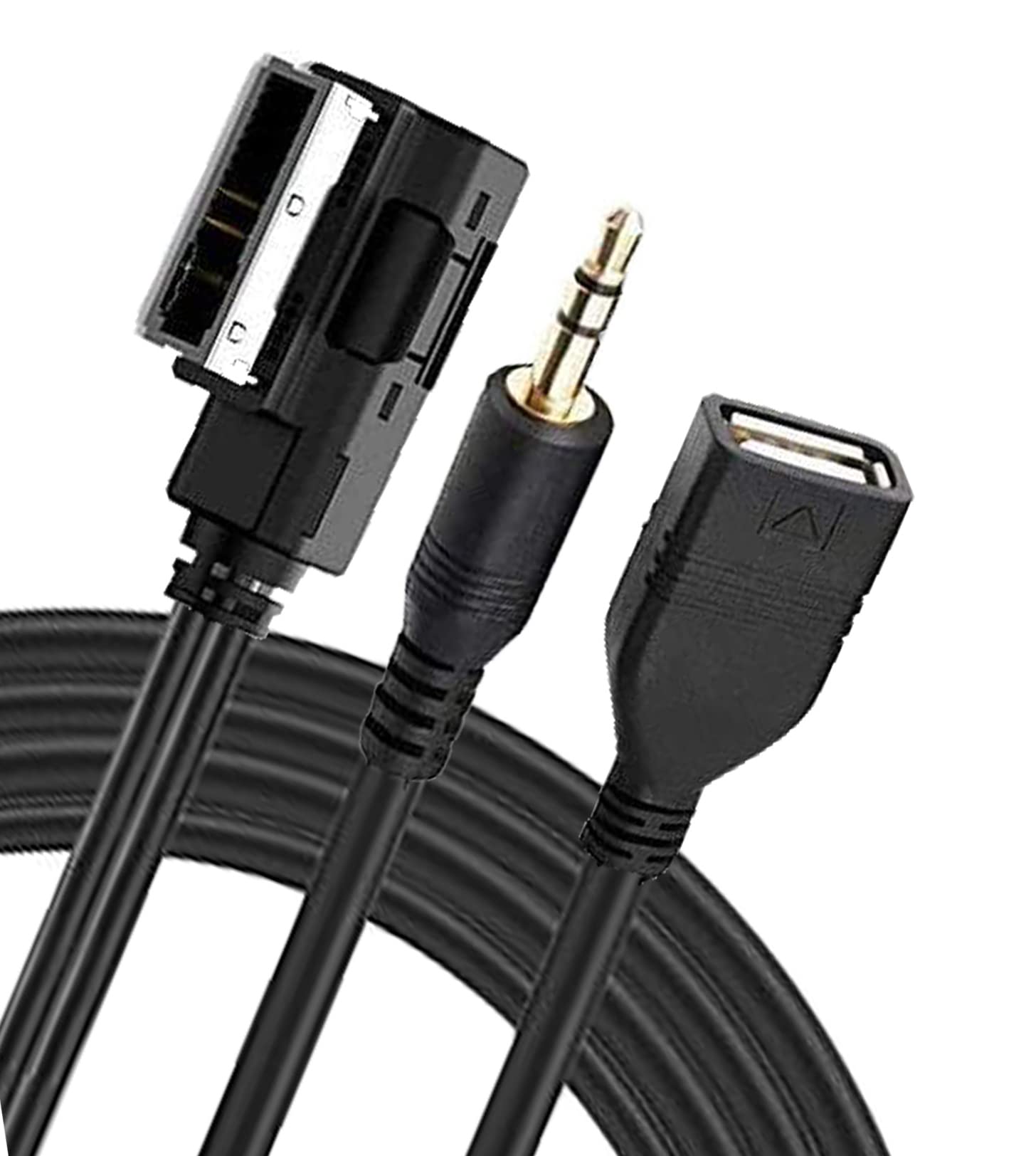 Klevery AMI MMI MDI to 3.5mm Jack Music Interface Aux Cable Compatible with A3 A4 A6 Q5 Q7 V.W