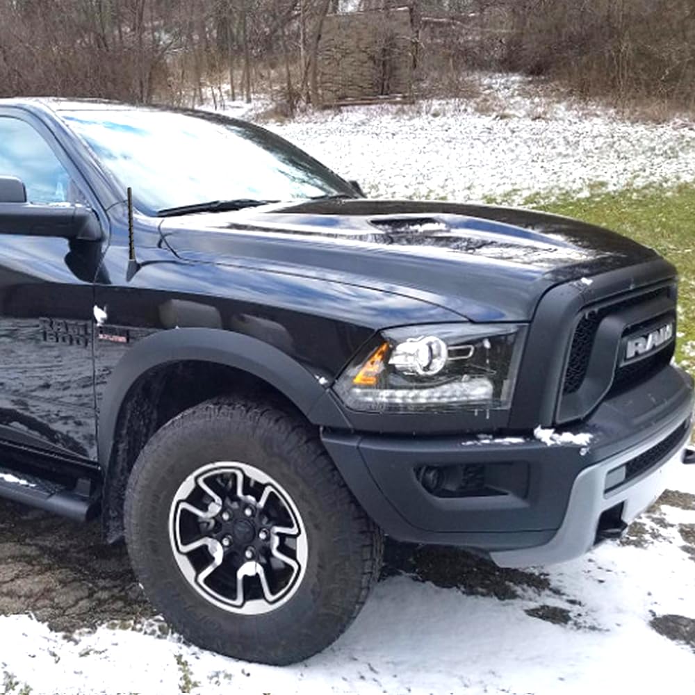 Truck Antenna For Dodge Ram 1500 Accessories 2009 2025, Short Dodge Ram 1500 2500 3500 Antenna Replacement, 7 Inch Spiral Car Radio Am Fm Dodge Ram 1500 Antenna Accessory