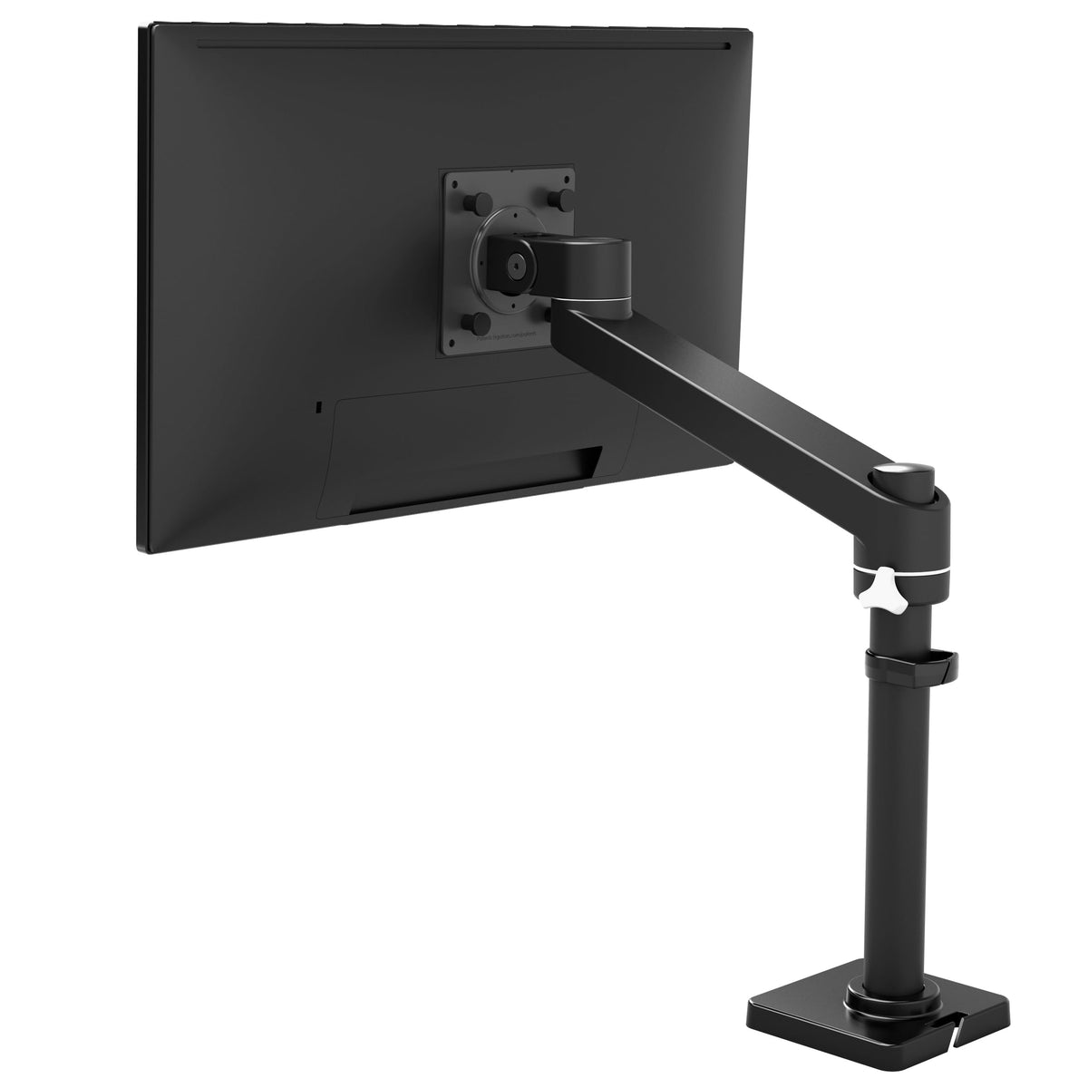 Ergotron � NX Single Monitor Arm, VESA Desk Mount � for Monitors Up to 34 Inches, 0 to 18 lbs � Matte Black