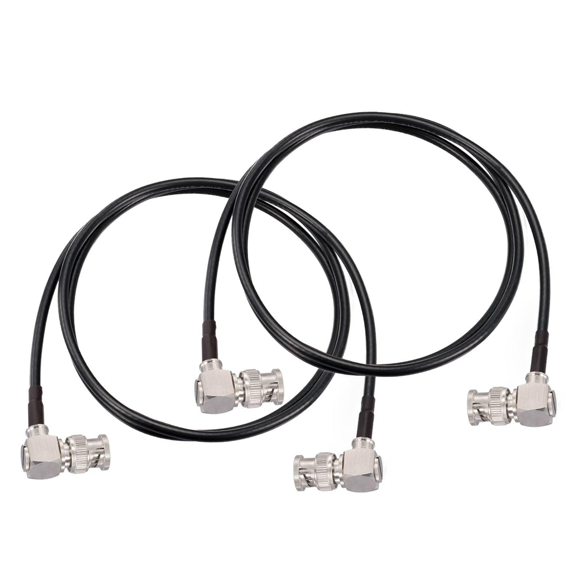 Superbat 3G/6G/12G SDI Cable 3ft BNC Cable 75 Ohm Thin Precision SDI Video Cable Right Angle Supports HD-SDI/3G-SDI/4K/8K Monitor Surveillance Camera CCTV System