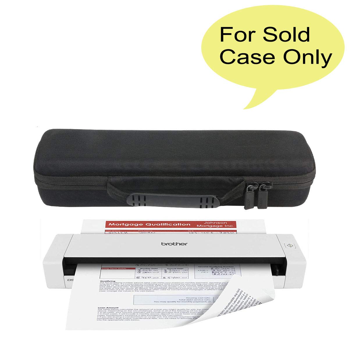Co2Crea Hard Travel Case Repalcement For Brother Ds 720D Mobile Color Page Scanner