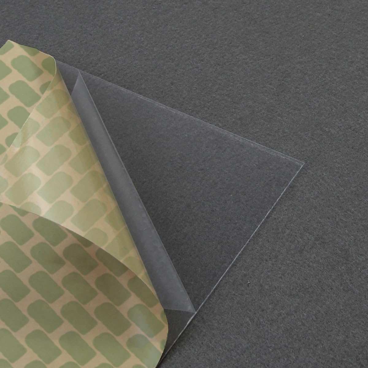 Fleor 20X17Cm Acoustic Pickguard Blank Material Self Adhesive Guitar Pick Guard Scratch Plate Sheet, Transparent