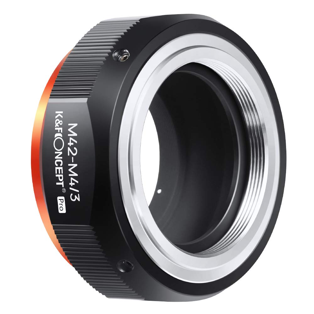 K&F Concept Lens Mount Adapter Compatible For Leica M42 Screw Mount Lens To M4/3 M43 Micro Four Thirds Mount Camera With Matting Varnish