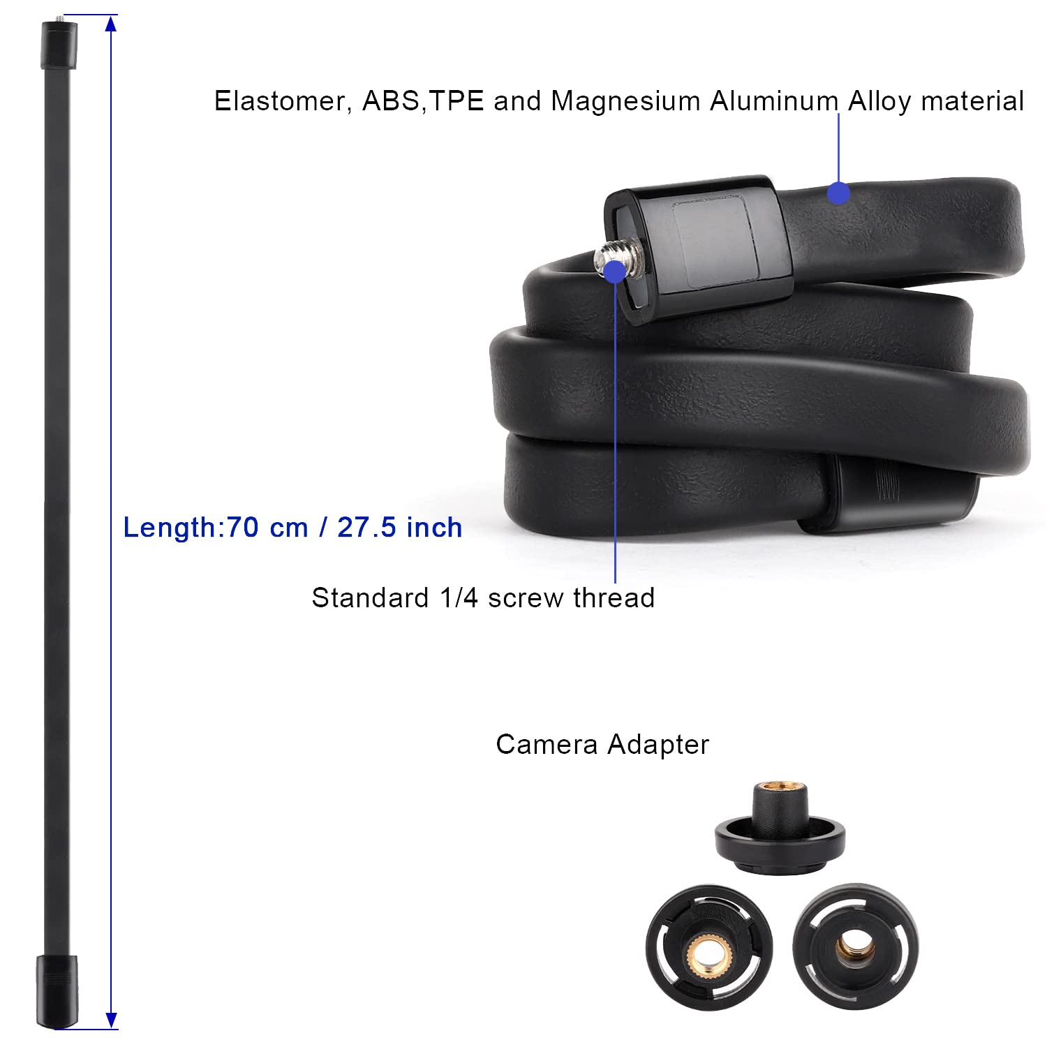 Mippko 2 Pack Flexible Twist Mount Compatible With Blink Outdoor 4 (4Th Gen)/Blink (3Rd Gen) Xt3/Blink Xt/Xt2/Blink Mini/Blink M