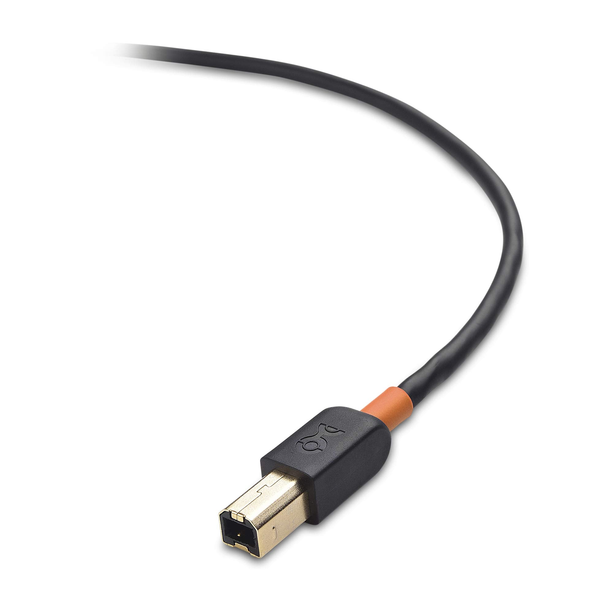 Cable Matters USB B to USB C Cable - 6.6ft Black, Copper, Model 201002-BLK-2m-E, Compatible with Printers and MIDI Devices