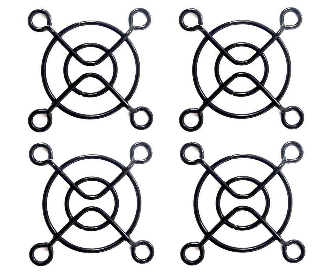 40Mm Black Fan Grill (4 Pack)