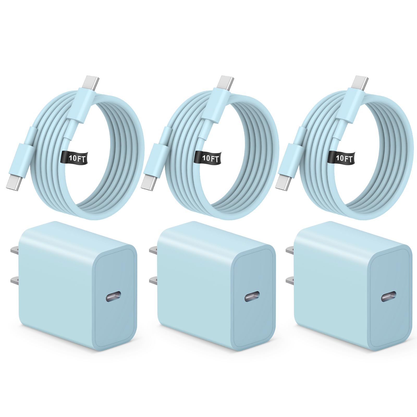 iPhone Charger Fast Charging USB C Charger Type C Charger 3Pack