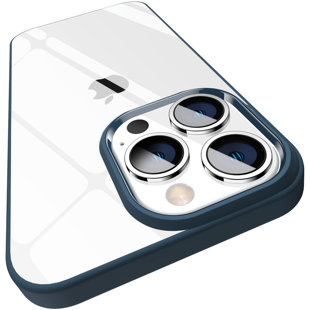Elando Crystal Clear Phone Case Compatible With Iphone 13 Pro Case, Non Yellowing Protective Shockproof Slim Thin Phone Case, 6.