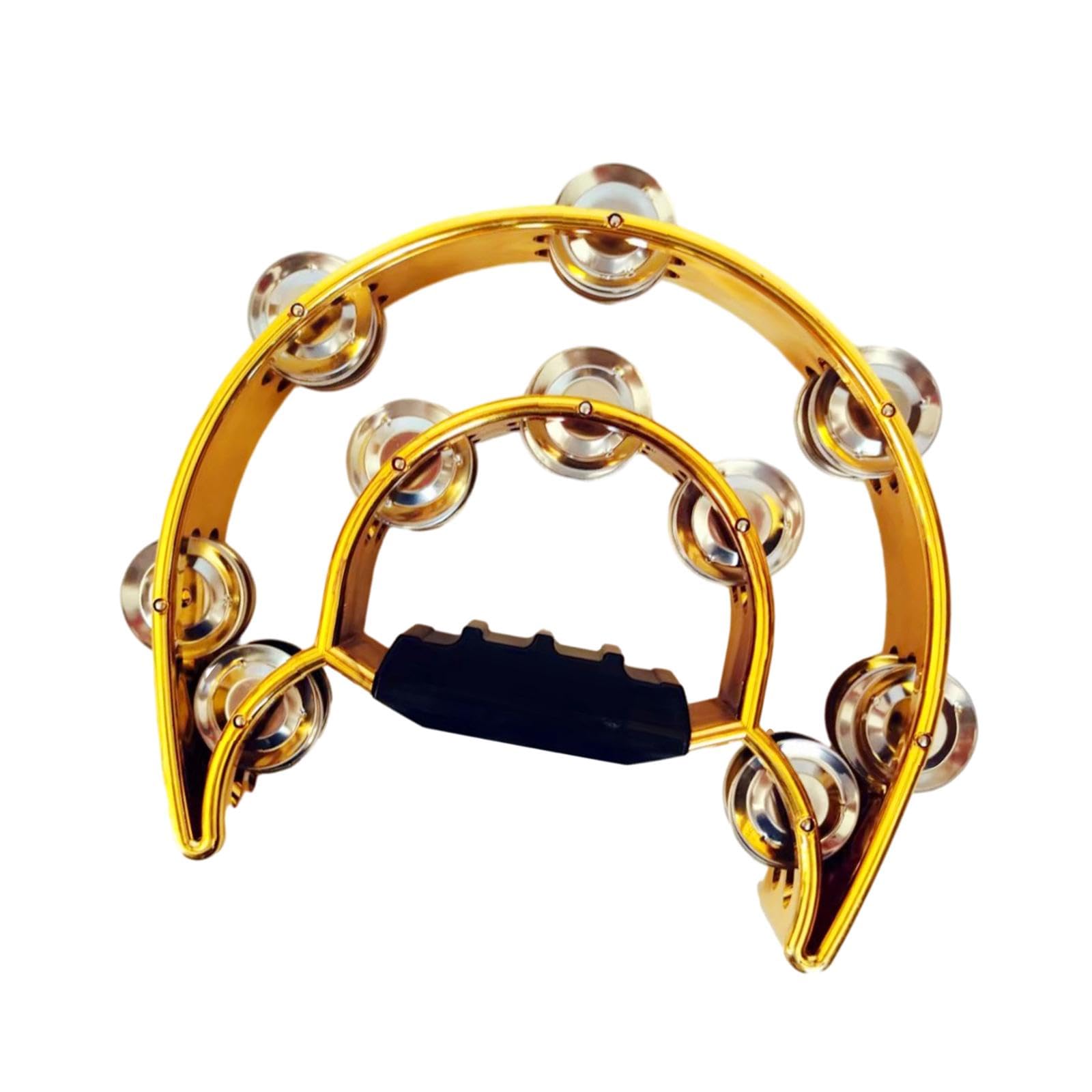 LOOM TREE Hi Hat Tambourine Music Rhythm Tambourine for Creative Drum Kits Enthusiasts | Percussion | Hand Percussion | Tambouri