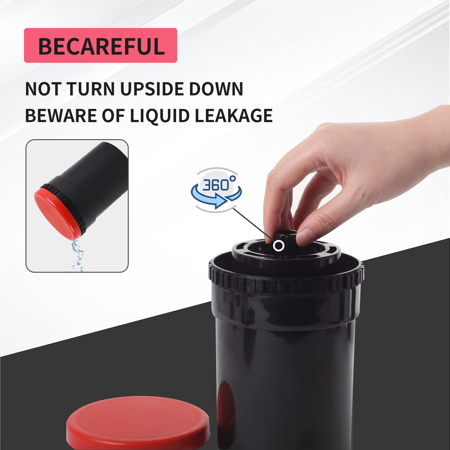 Universal Compact Developing Tank 2 Spiral Reel For Processing 120 135 126 127 B/W Film Camera Film Processing Equipment