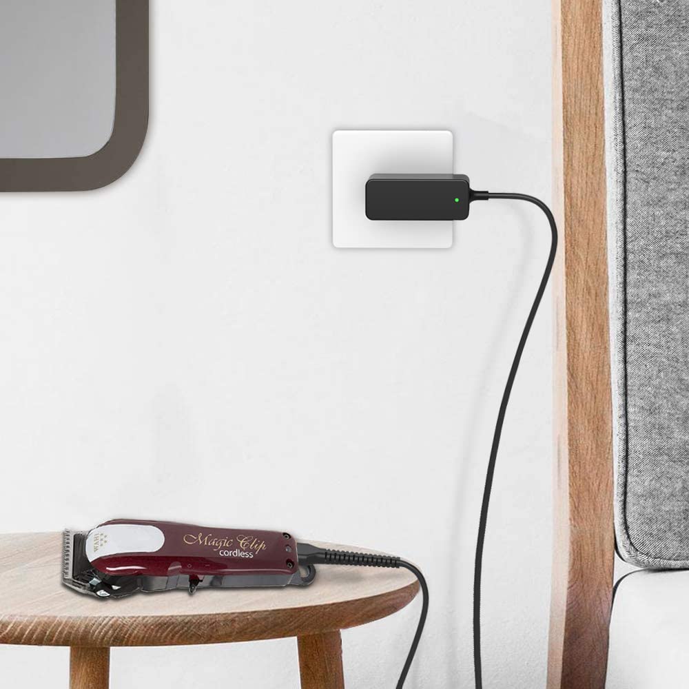 Replacement For Wahl Magic Clipper Cordless Charger Cord, 4V Clip Charger Compatible With Wahl 8164/8591/ 8148/8504, 5 Star Magi