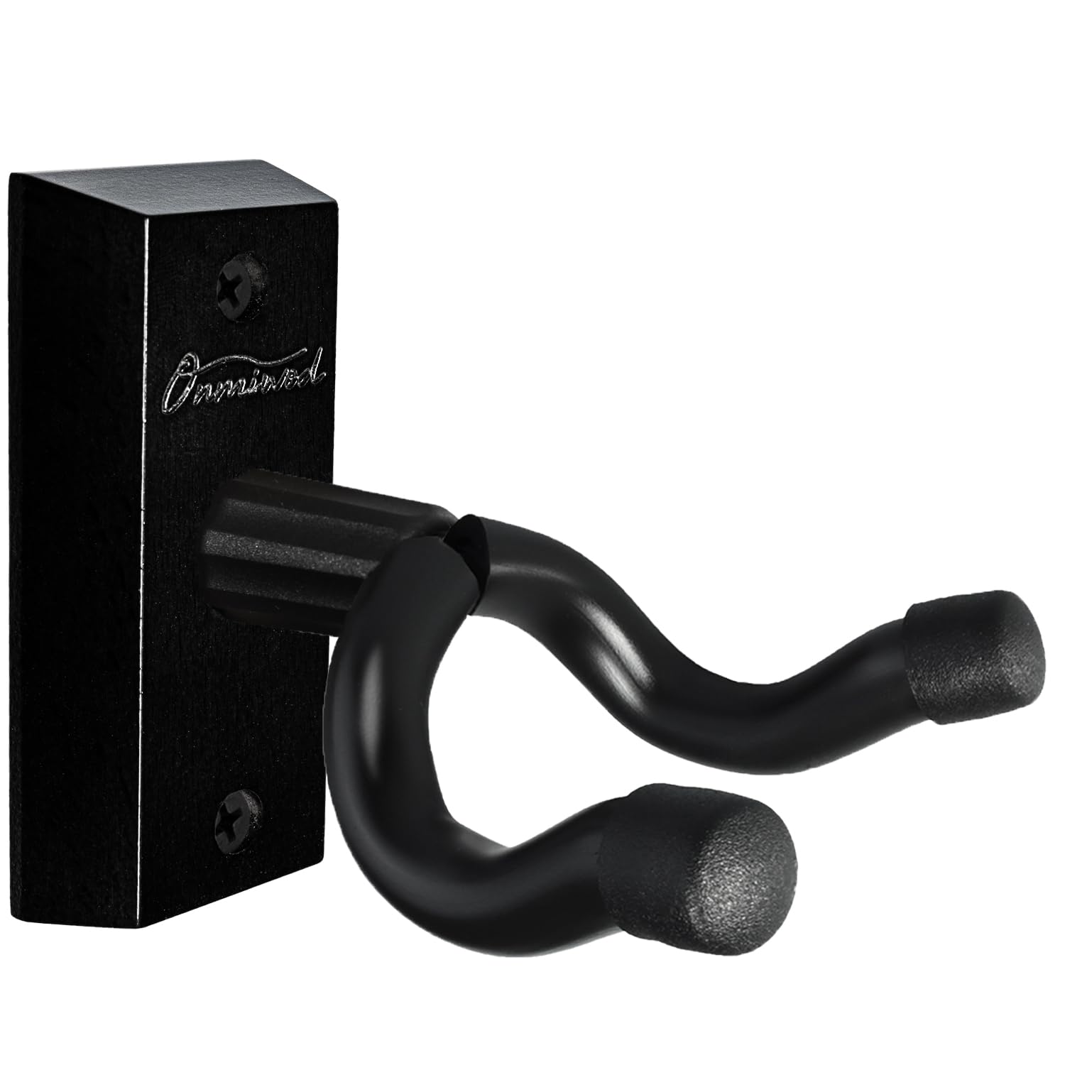 Onmiwod Guitar Wall Mount, Real Hardwood Guitar Hanger, U-Shaped Guitar Wall Hanger Mount, Guitar Holder Hook Stand Wall for Aco