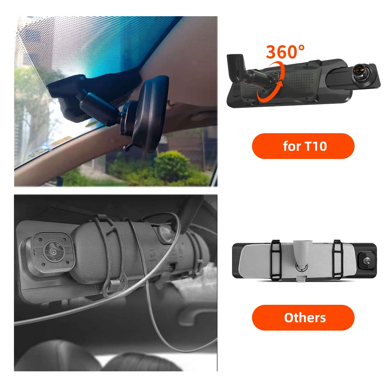 Wolfbox Oem Bracket For G930 Mirror Dash Cam