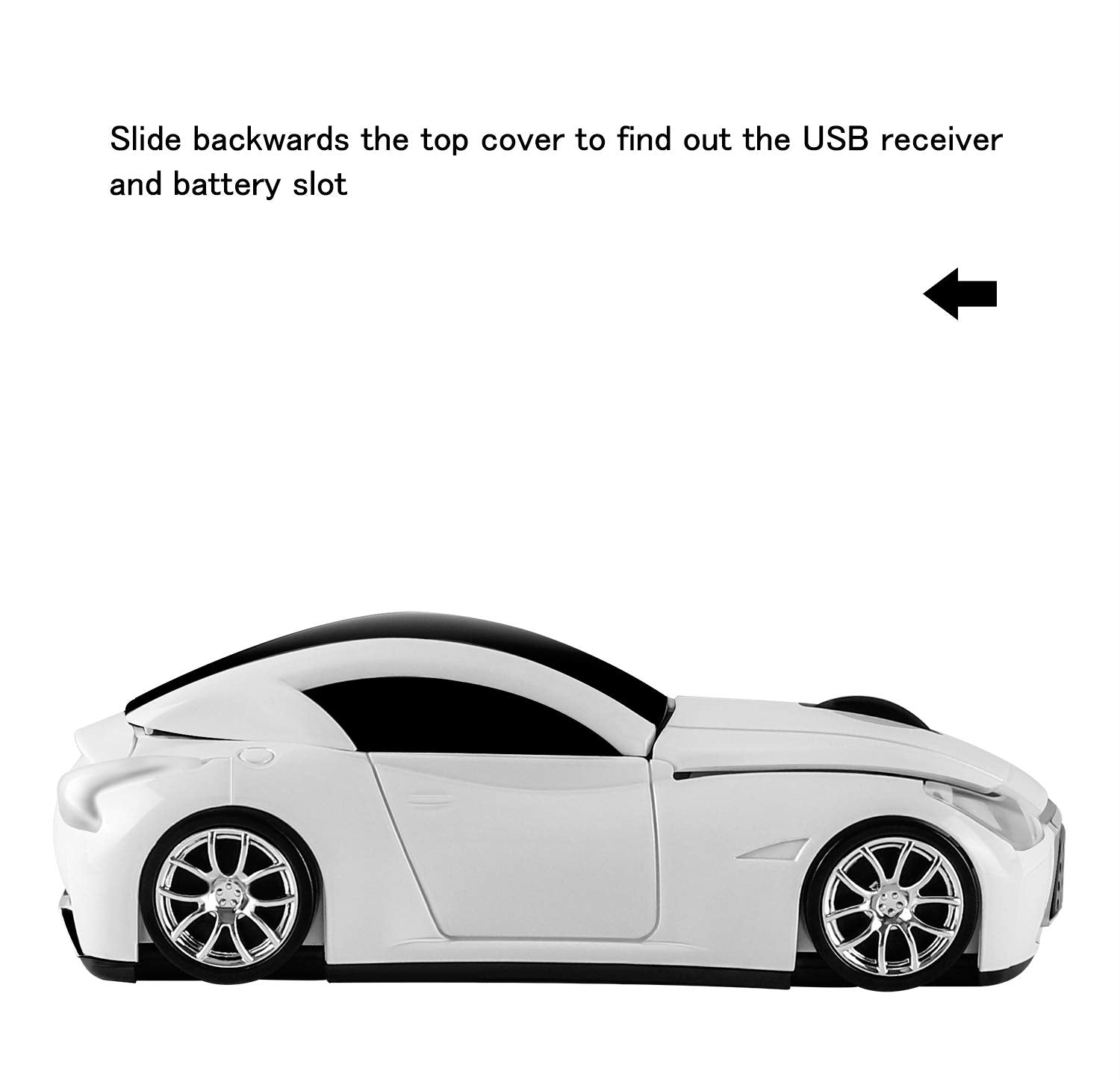 Usbkingdom Cool Sport Car Shaped 2.4Ghz Wireless Mouse Optical Cordless Mice With Usb Receiver For Pc Laptop Computer 1600Dpi 3