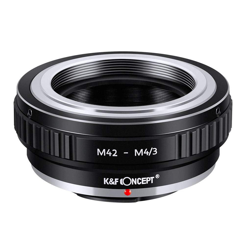 K&F Concept M42 Lens To Micro 4/3 Lens Adapter,M42 Screw Mount To Micro Four Thirds M43 Mft Fits For Olympus Pe, Panasonic Lumix