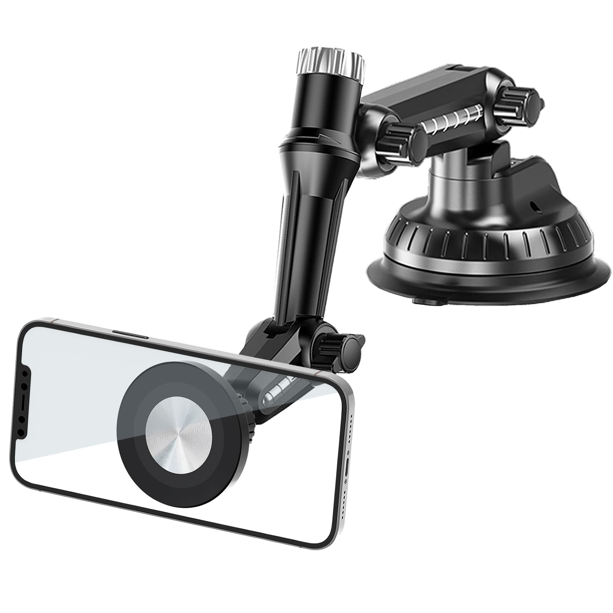 Oceanlove For Magsafe Phone Holder Tuck Pickup Car Windshield Dashboard Mount,Heavy Duty Long Arm Suction Cup, Accessories For W