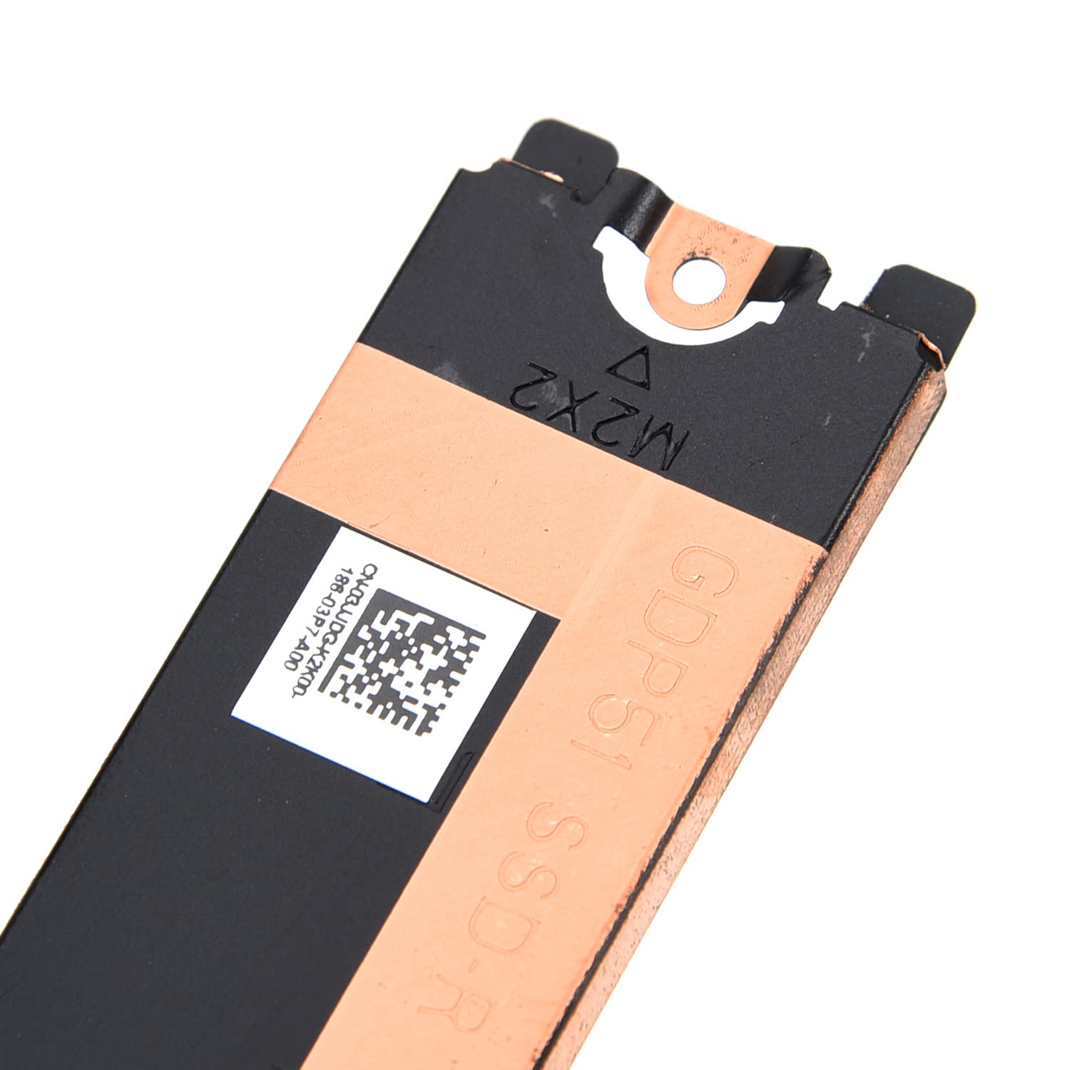 Slot 2 M.2 Ssd Hard Drive Heatsink Cover With Thermal For Dell Xps 15 9520 9510 9500, Dell Xps 15 9520 9510 Ssd Heatsink P/N: 04