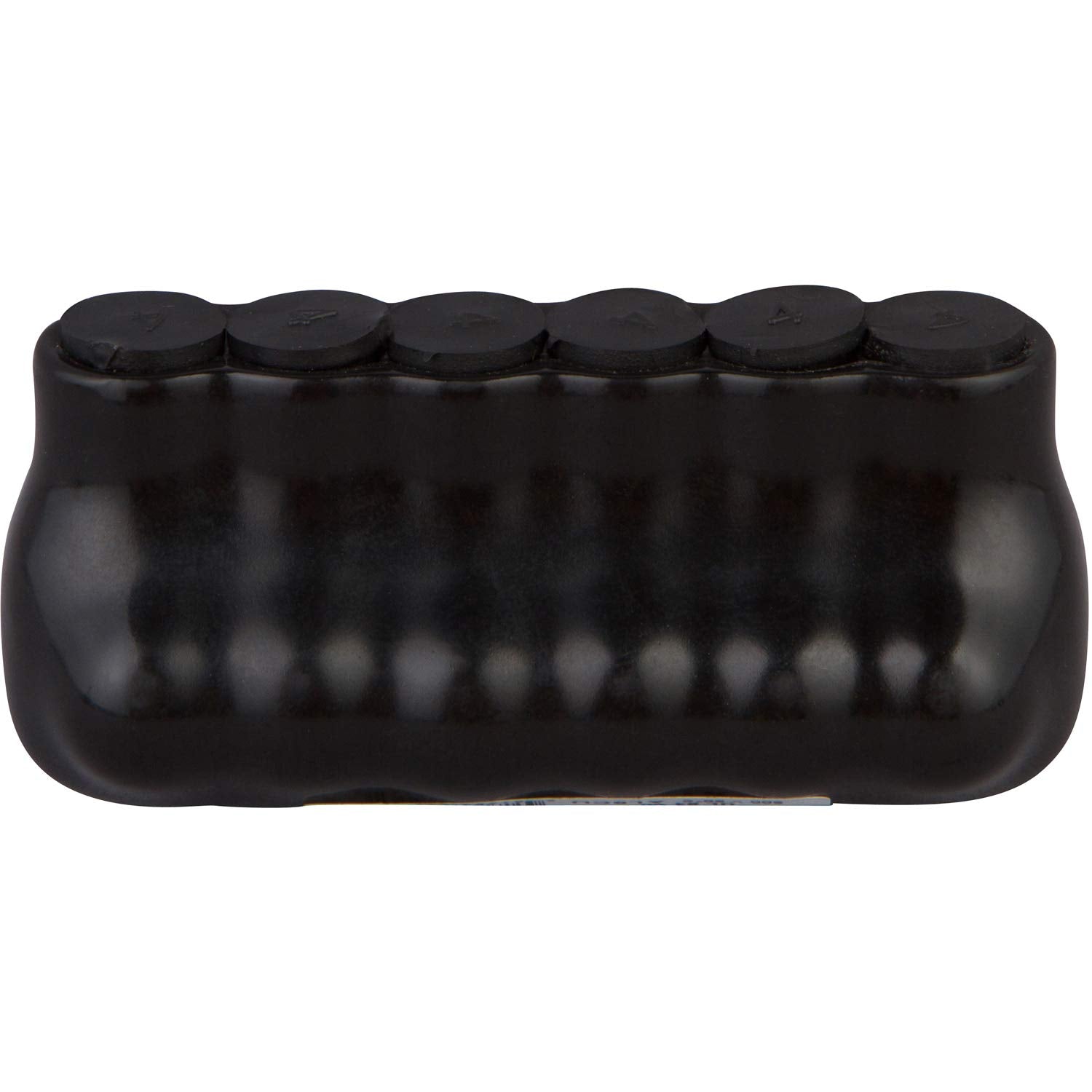 Morris Products 97516 Black Insulated Multi Cable Connector   Single Entry 6 Ports 4 14 Wire Range, 1 Pack