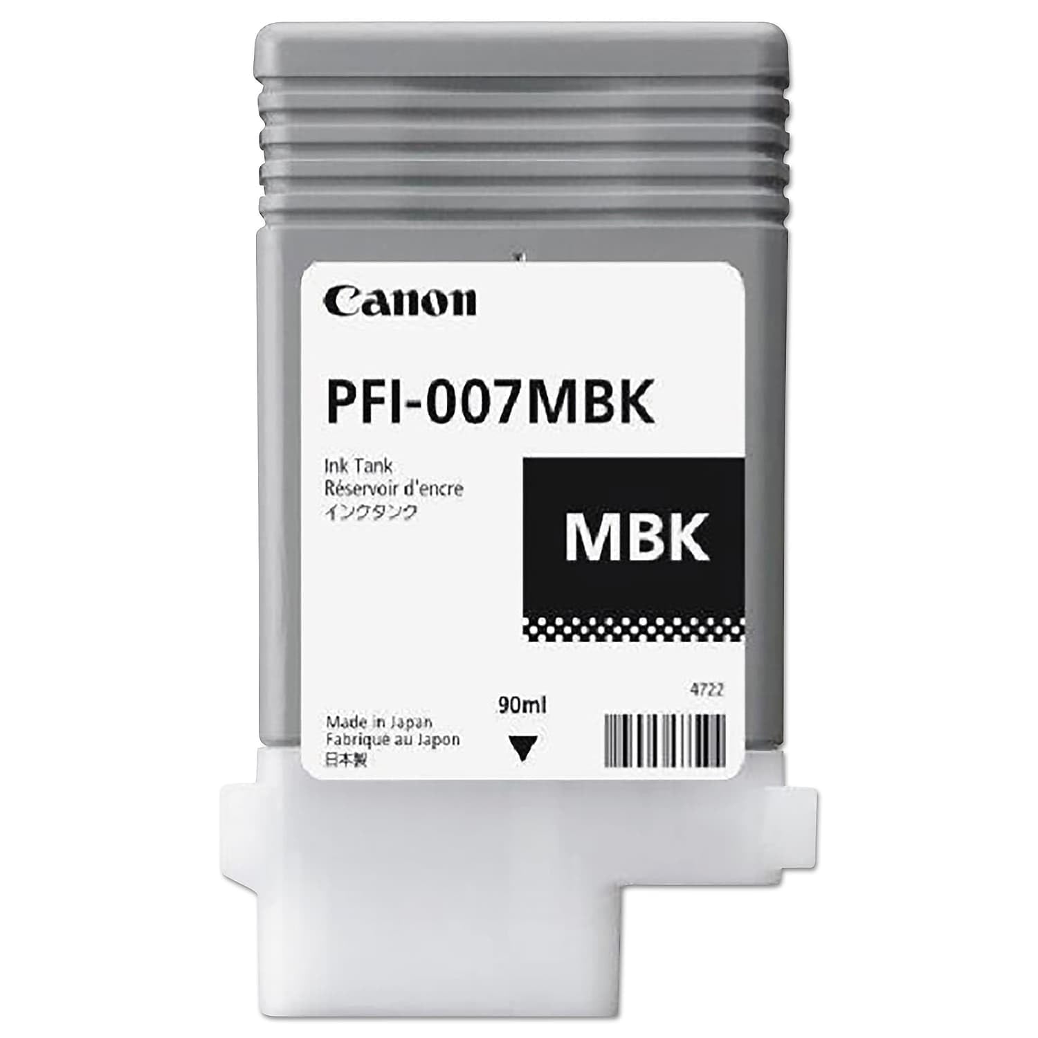Canon PFI-007MBK Matte Black Ink Tank (90mL)