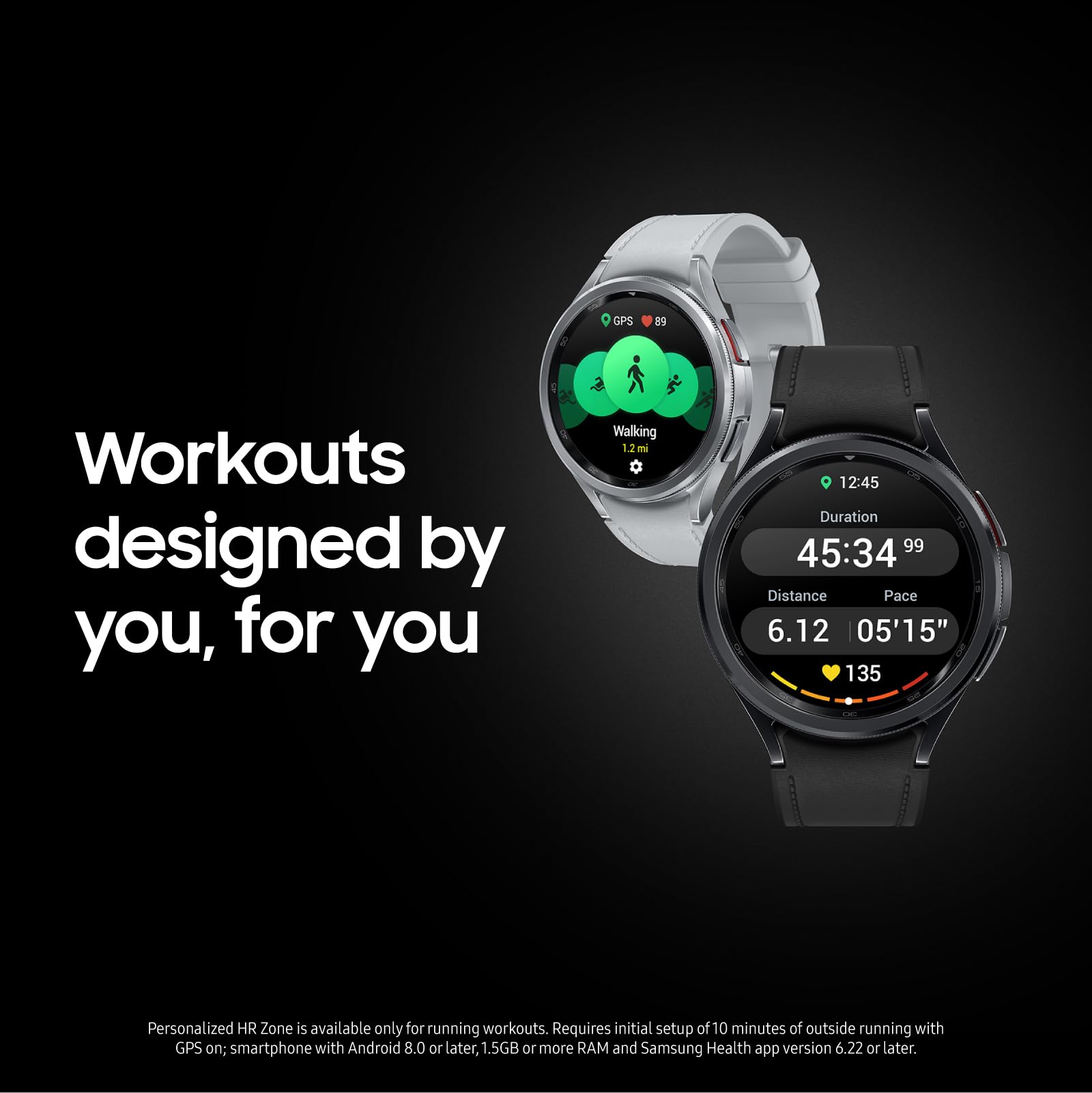 Samsung Galaxy Watch 6 Classic 43Mm Lte Smartwatch, Rotating Bezel, Fitness Tracker, Personalized Hr Zones, Advanced Sleep Coach