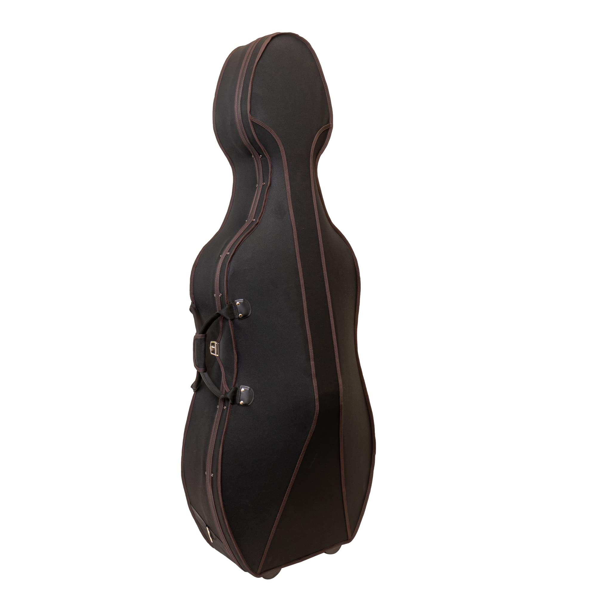 Mi&Vi Super Lightweight Travel Cello Case (4/4 Size) With Two Wheels | Reflective Safety Strips |Adjustable Backpack Straps | Ha