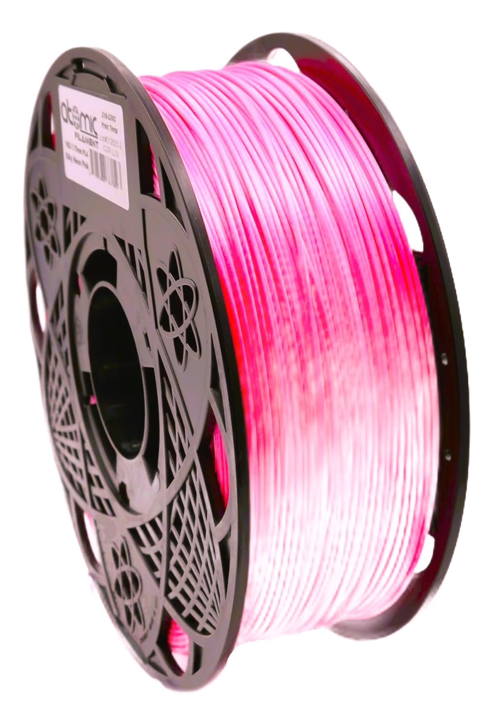 Atomic Filament Silky Extreme Bright Neon Pink Uv Reactive 3D Printer Pla Filament 1.75 Mm | Dimensional Accuracy 99% Probabilit