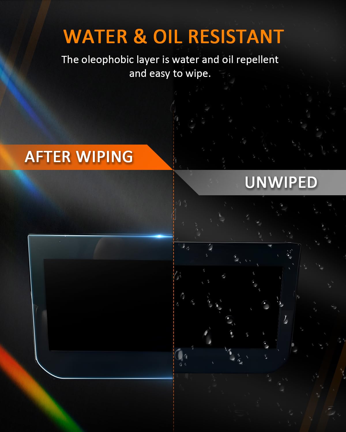 Tpu Film For Jeep Grand Wagoneer Rear Hvac Air Conditioning Screen, 2 Pieces, For Jeep Grand Wagoneer 2022 2023 2024 2025 Accessories, Curved Edge, Requires Spray Installation