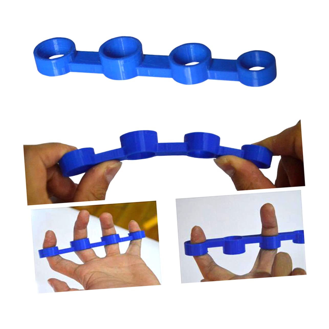 Vaguelly Hand Grip Strengthener - Finger Exerciser & Guitar Grip Trainer - Ukulele Guitar Beginner Finger Expander Portable Span