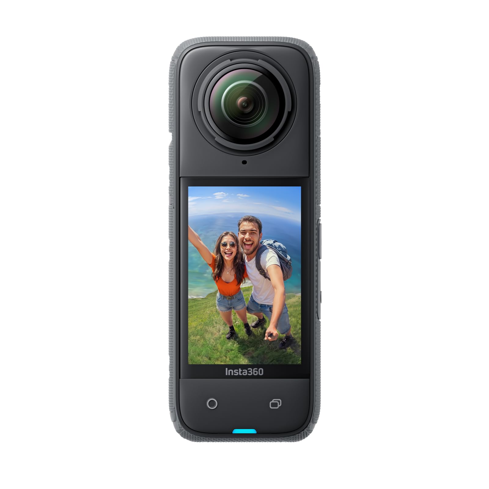 Insta360 X4-8K Waterproof 360 Action Camera, 4K Wide-Angle Video, Invisible Selfie Stick Effect, Removable Lens Guards, 135 Min 