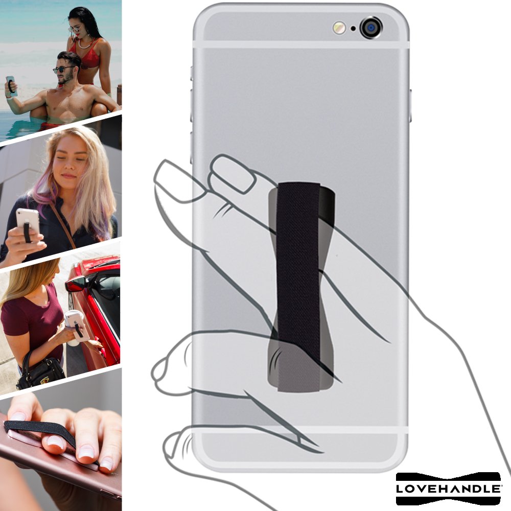 Lovehandle Phone Grip - Universal Phone Strap And Phone Grips For Back Of Phone - Convenient Cell Phone Holder For Hand That Fit
