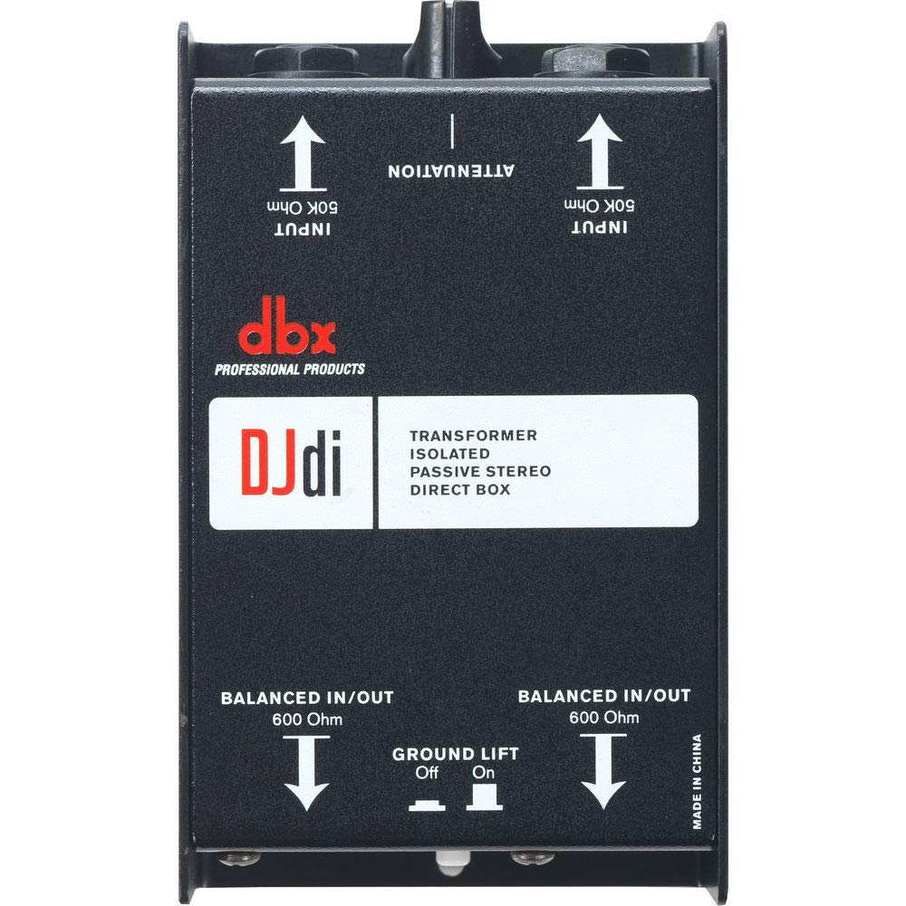 Dbx Djdi Passive 2-Channel Direct Box With Line Mixer