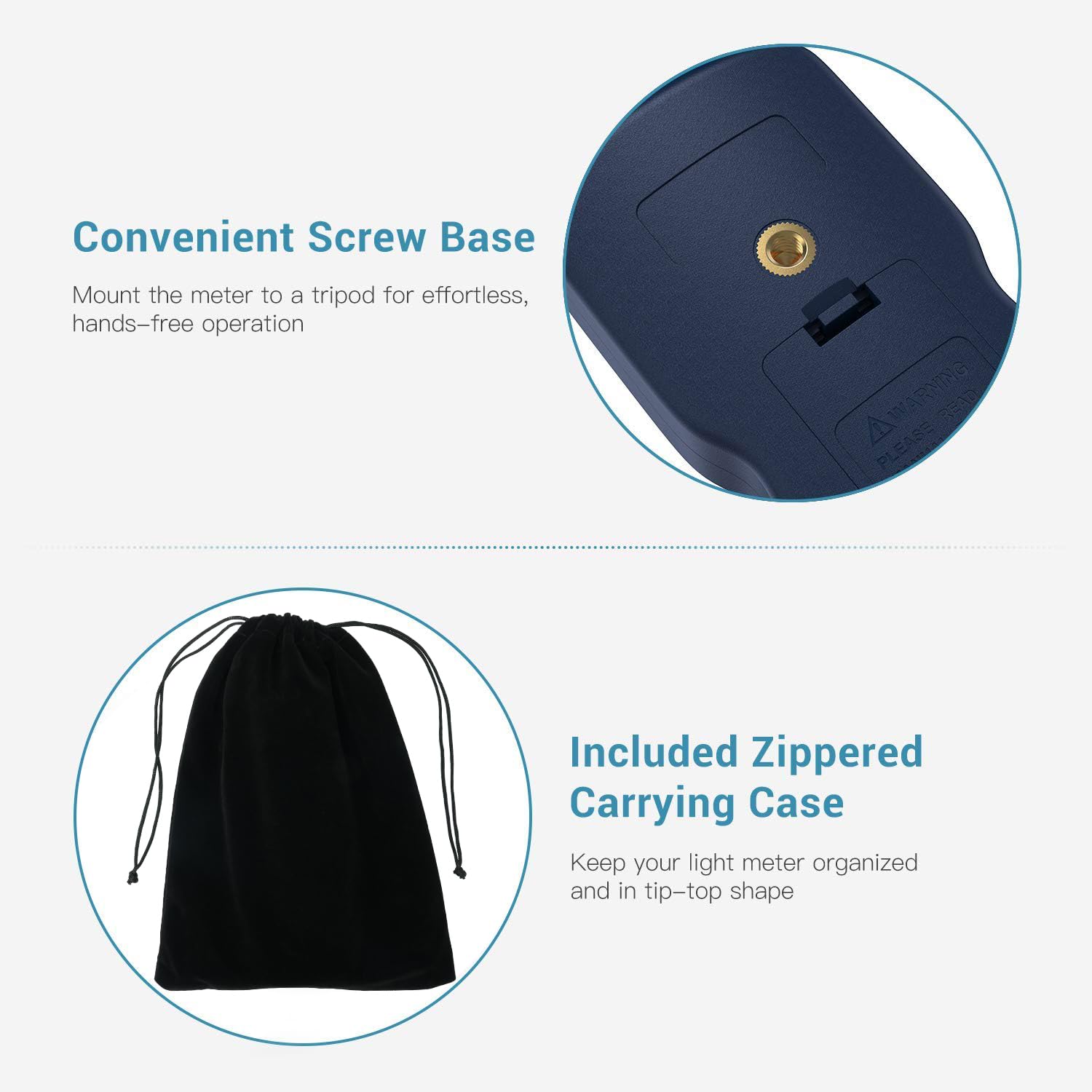 Dr.Meter Professional Led Light Meter, Digital Illuminance Meter With 0 200,000 Measuring Ranges And 270 Degree Rotatable Detect