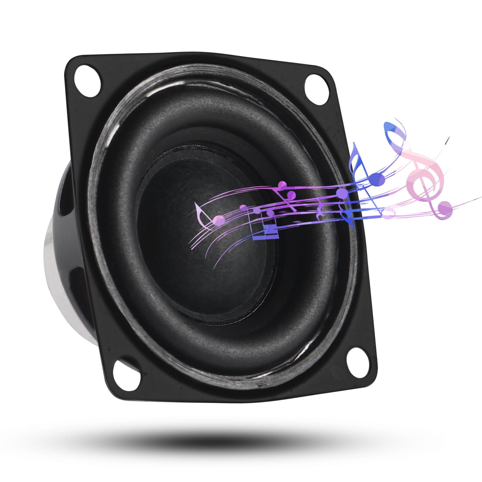 Dweii 4Pcs 2'' 2Inch 4Ohm 10W Full Range Audio Speaker Stereo Woofer Loudspeaker For Arduino 2Inch 4Ohm 10W Full Range Audio Spe