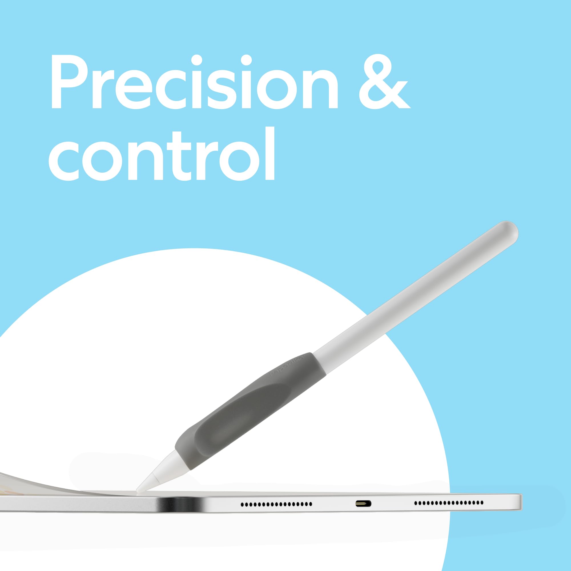 Paperlike'S Pencil Grips For Apple Pencil 1St & 2Nd Generation, Usb C & Pro   Set Of 2   Ergonomic Precision