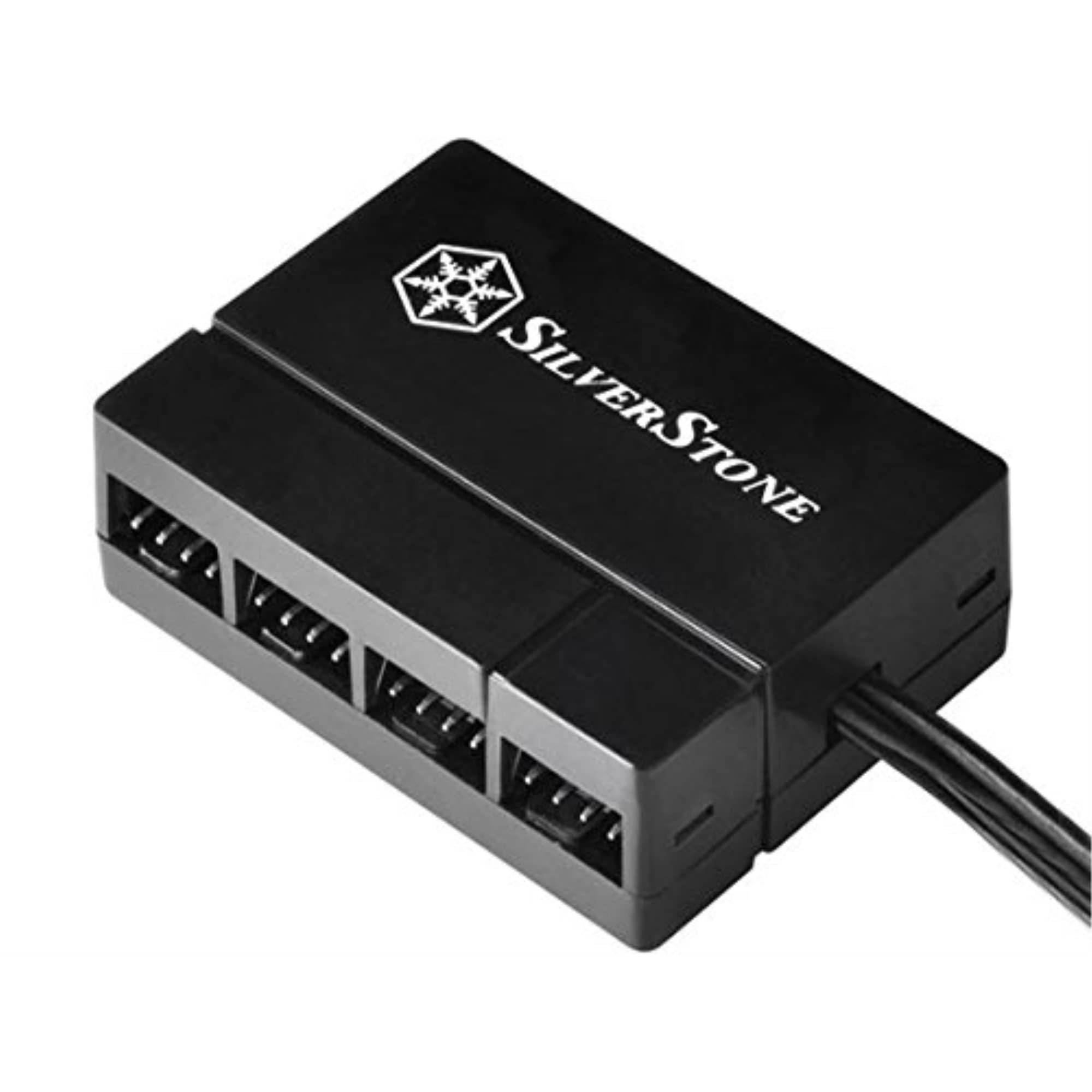 SilverStone PWM Fan Hub System Cables, Black (CPF04)