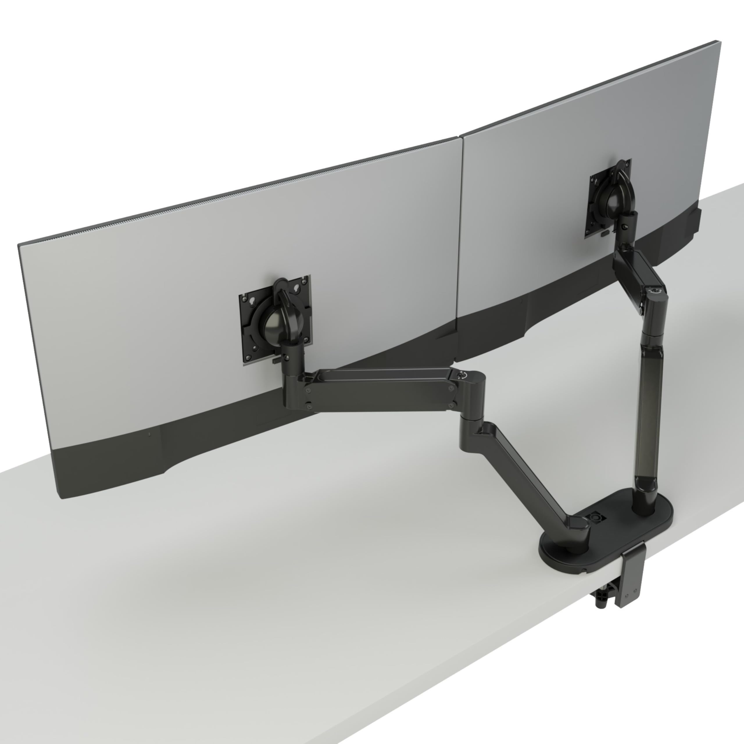 Dual Dynamic Monitor Arm, Black