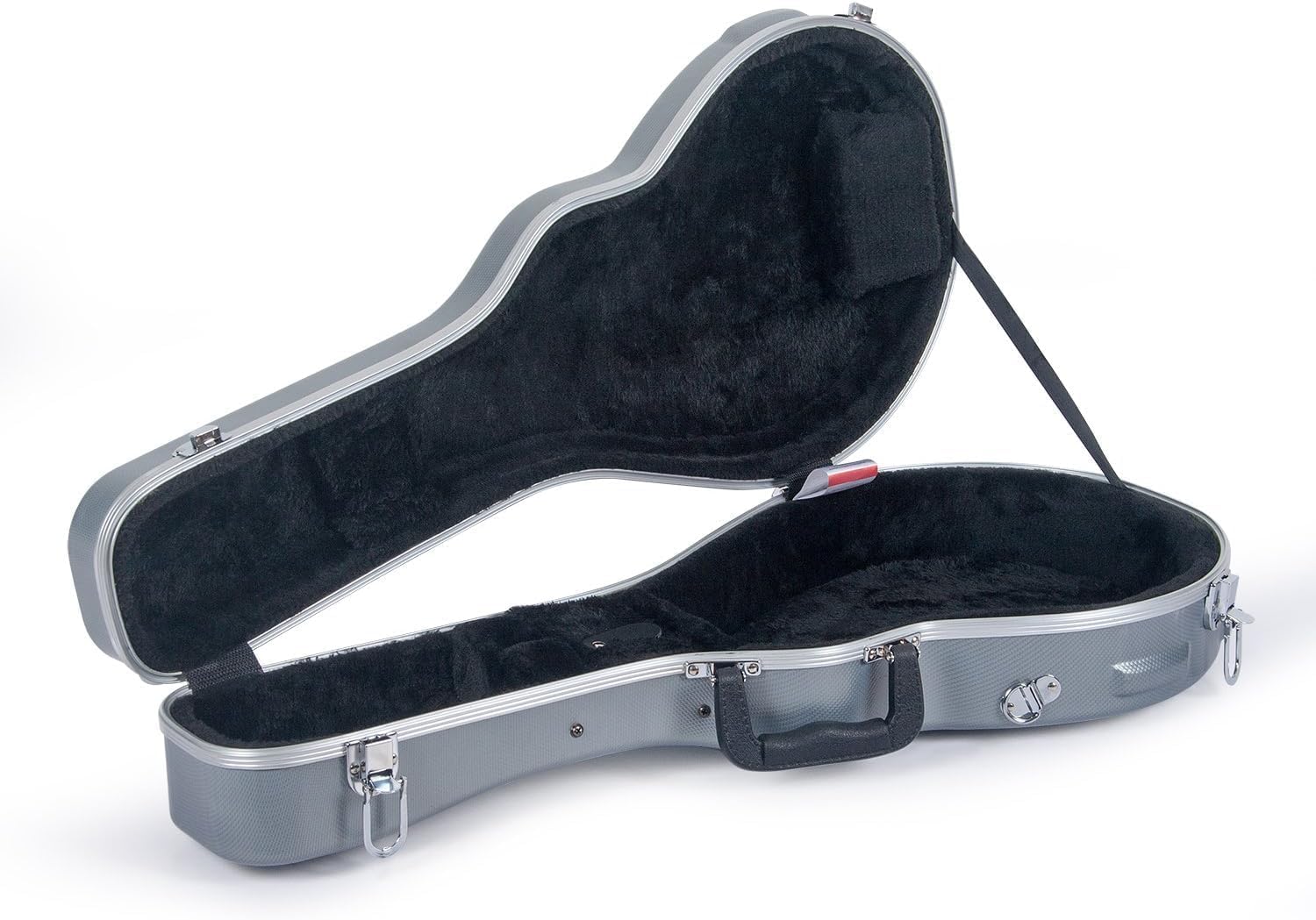 Crossrock, Abs Molded F-Style Mandolin Hard Shell Case, Silver (Cra861Mfsl)