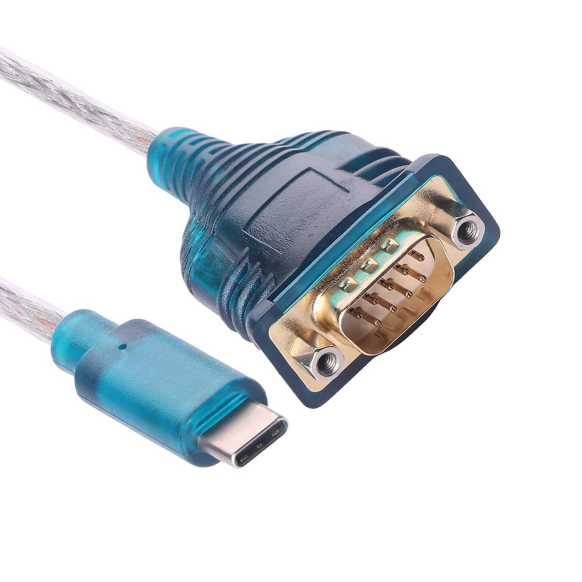 Green Utech 5Ft Usb Type C To Rs 232 9 Pin Db9 Male Serial Adapter Cable For Windows Mac Os Linux Ft232Rl Chipset (5Ft, Usb Type