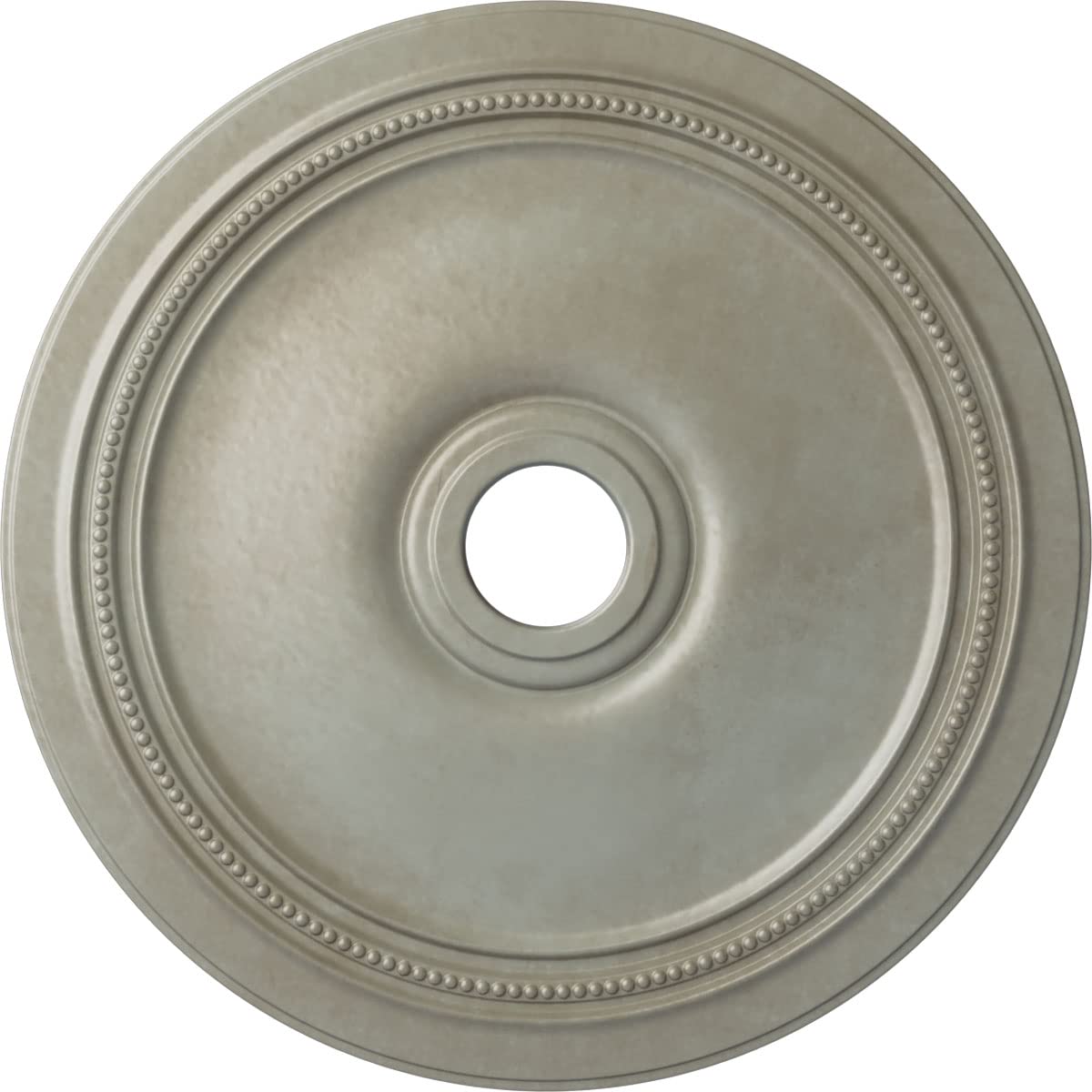 Ekena Millwork CM24DIFLS Diane Ceiling Medallion, 24OD x 3 5/8ID x 1 1/4P (Fits Canopies up to 6 1/4), Hand-Painted Flash Gold