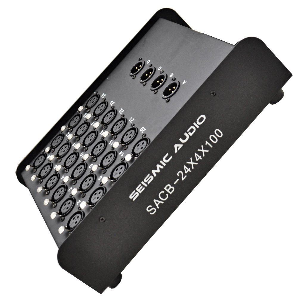 Seismic Audio Sacb-24X4X100 24-Channel Xlr Low Profile Circuit Board Snake Cable, 100-Feet