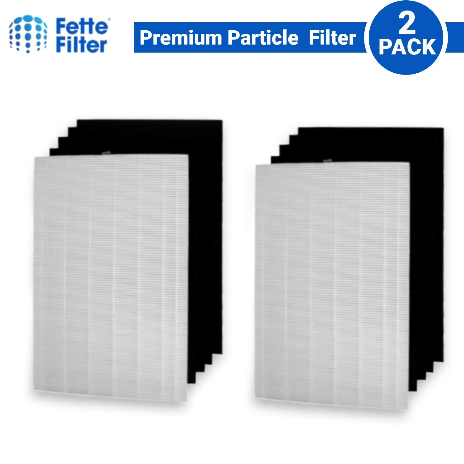 Fette Filter  Premium True Hepa H13 Filter Replacement Compatible With Fellowes Aeramax 190/200/Dx55 Air Cleaner Purifiers Part