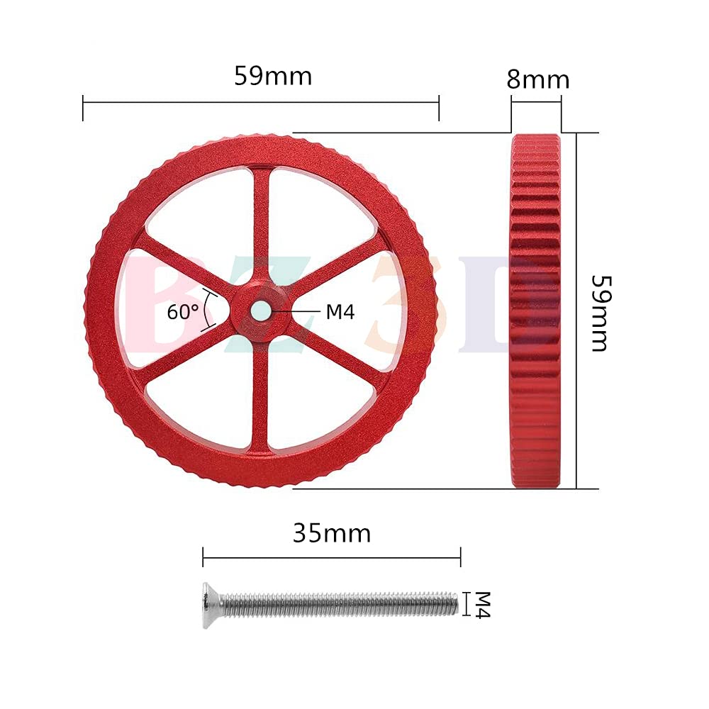 Bz 3D Ender 3 Springs Upgrade Kit,Metal Bed Leveling Nuts+ Hot Bed Springs For Ender 3/Pro/V2/Ender 5/Ender 3 Neo/V2 Neo/Ender 3