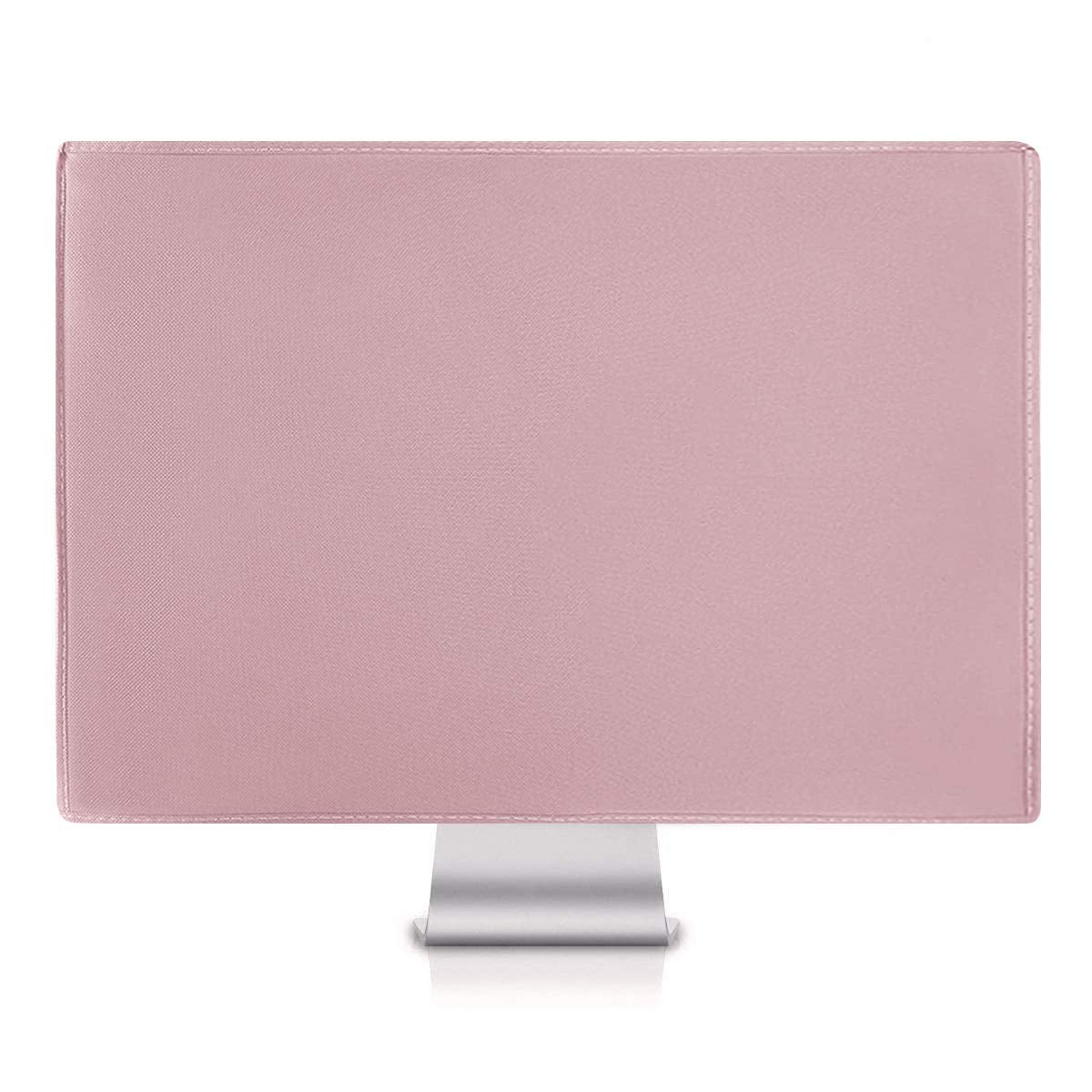 Mosiso Monitor Dust Cover 22, 23, 24, 25 Inch Anti Static Dustproof Lcd/Led/Hd Panel Case Computer Screen Protective Sleeve Compatible With Imac 24 Inch, 22 25 Inch Pc, Desktop And Tv, Pink