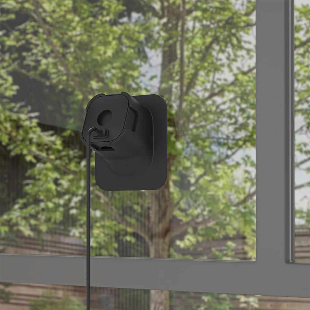 Holicfun 20 Degree Angled Window Mount For Blink Mini And Blink Mini 2 Camera, Black