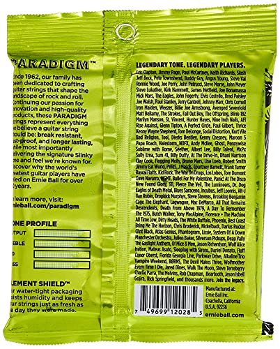 Ernie Ball Paradigm 7 String Regular Slinky Electric Guitar Strings, 10 46 Gauge (P02028)